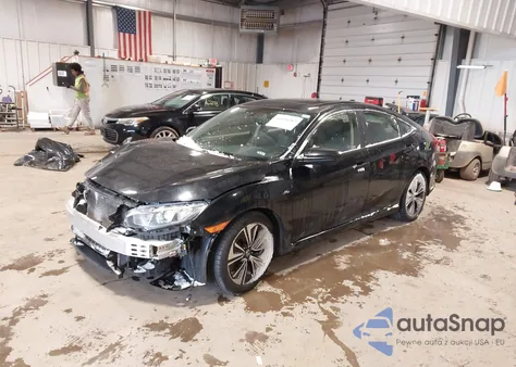 2018 Honda Civic Ex-L z USA, uszkodzony, nr VIN JHMFC1F79JX038670